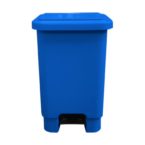 LIXEIRA RETANGULAR COM PEDAL 50 LT 